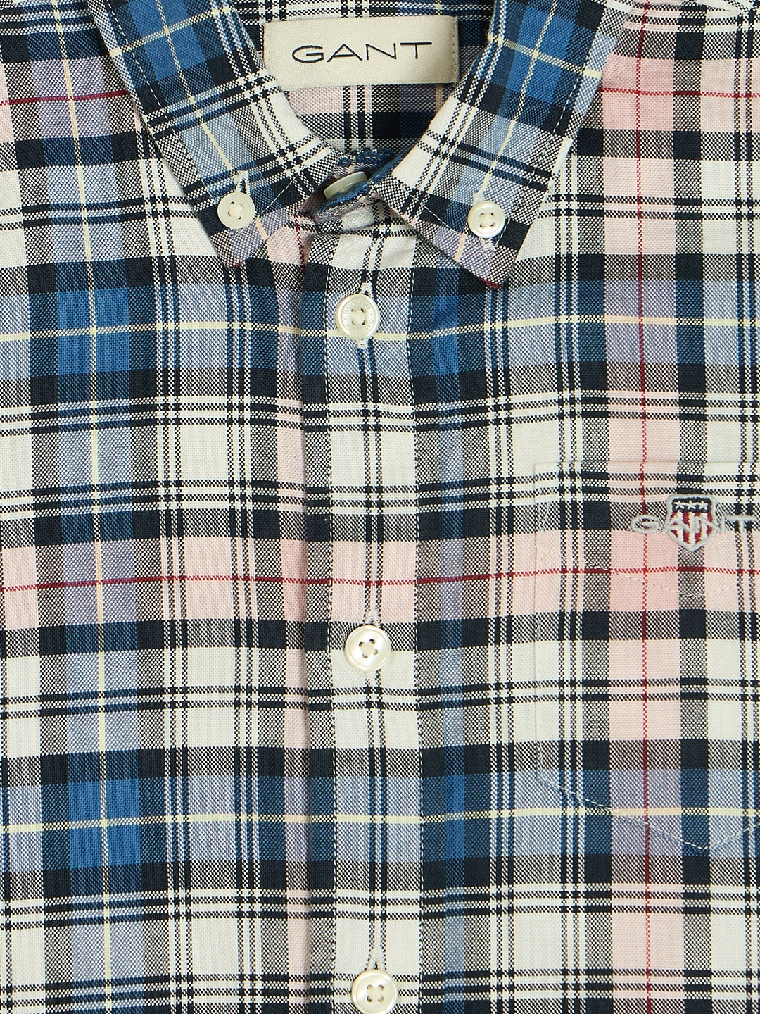 Gant Boys Multicolor Button Down Collar Full Sleeves Shirt