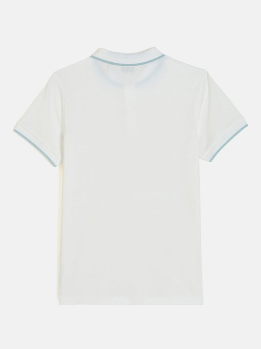 Gant Boys White Short Sleeves Polo Tshirt