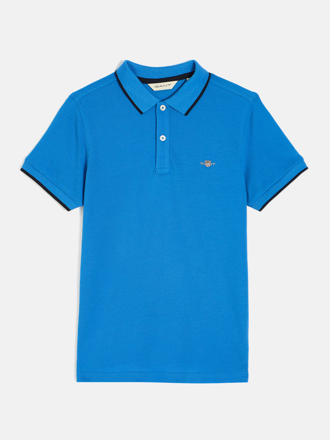 Gant Boys Blue Short Sleeves Polo Tshirt