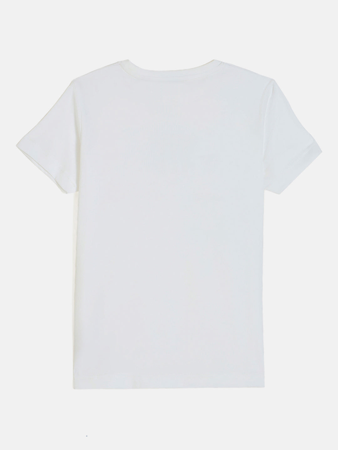 Gant Boys White Round Neck Short Sleeves T-Shirt