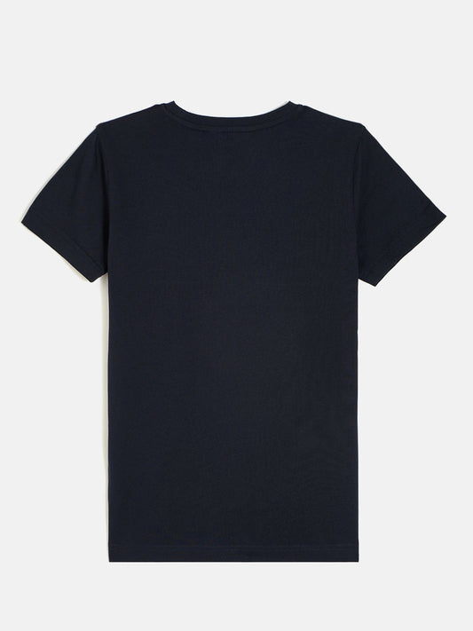 Gant Boys Blue Round Neck Short Sleeves T-Shirt