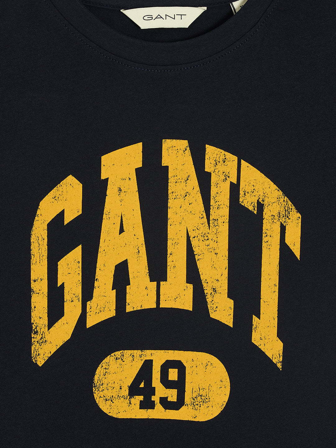 Gant Boys Blue Round Neck Short Sleeves T-Shirt