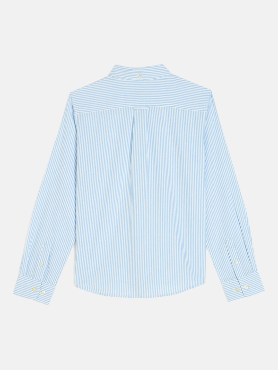 Gant Boys Blue Button Down Collar Full Sleeves Shirt