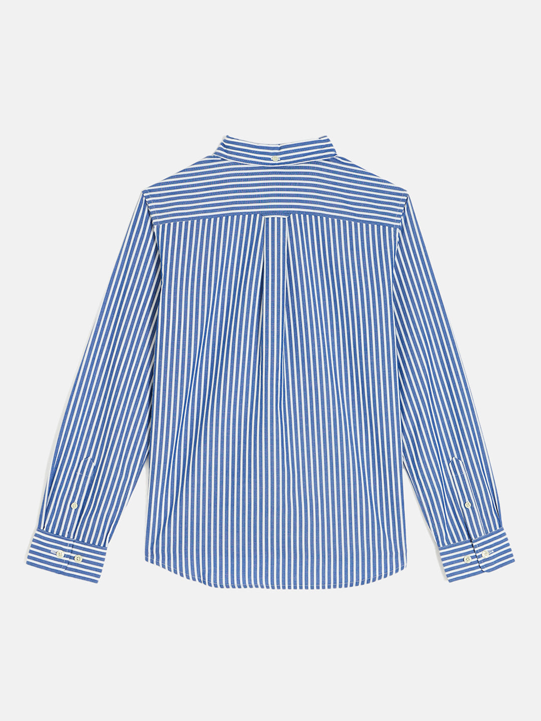 Gant Boys Blue Button Down Collar Full Sleeves Shirt