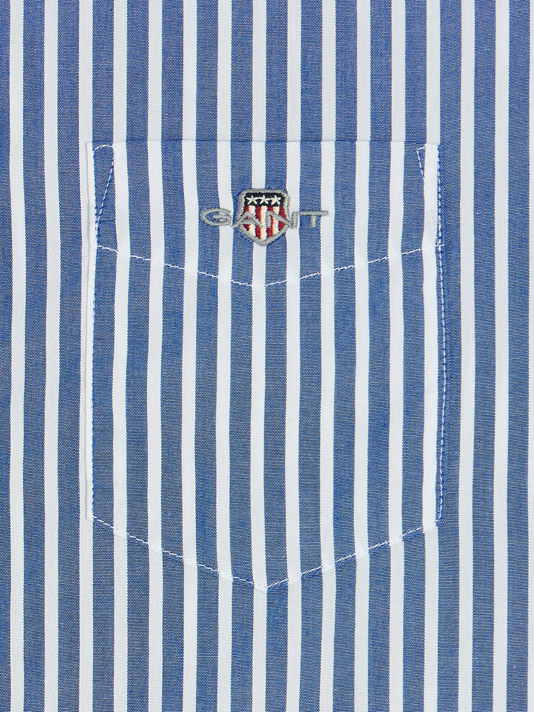 Gant Boys Blue Button Down Collar Full Sleeves Shirt