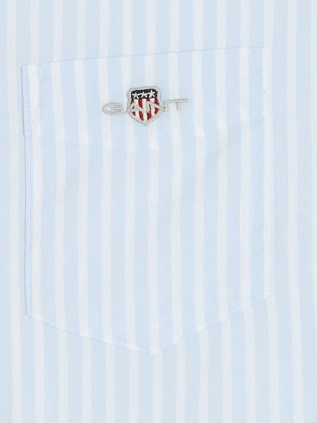 Gant Boys Blue Button Down Collar Full Sleeves Shirt