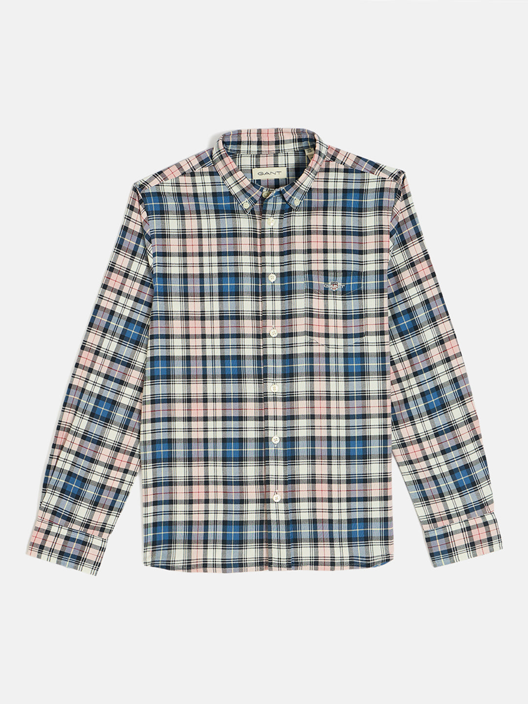 Gant Boys Multicolor Button Down Collar Full Sleeves Shirt