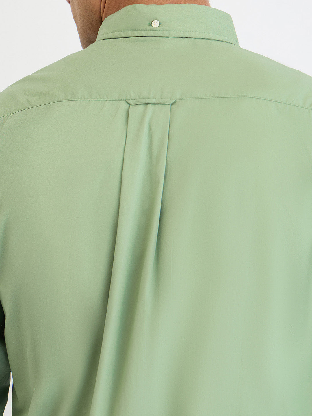 Gant Men Green Printed Collar Shirt