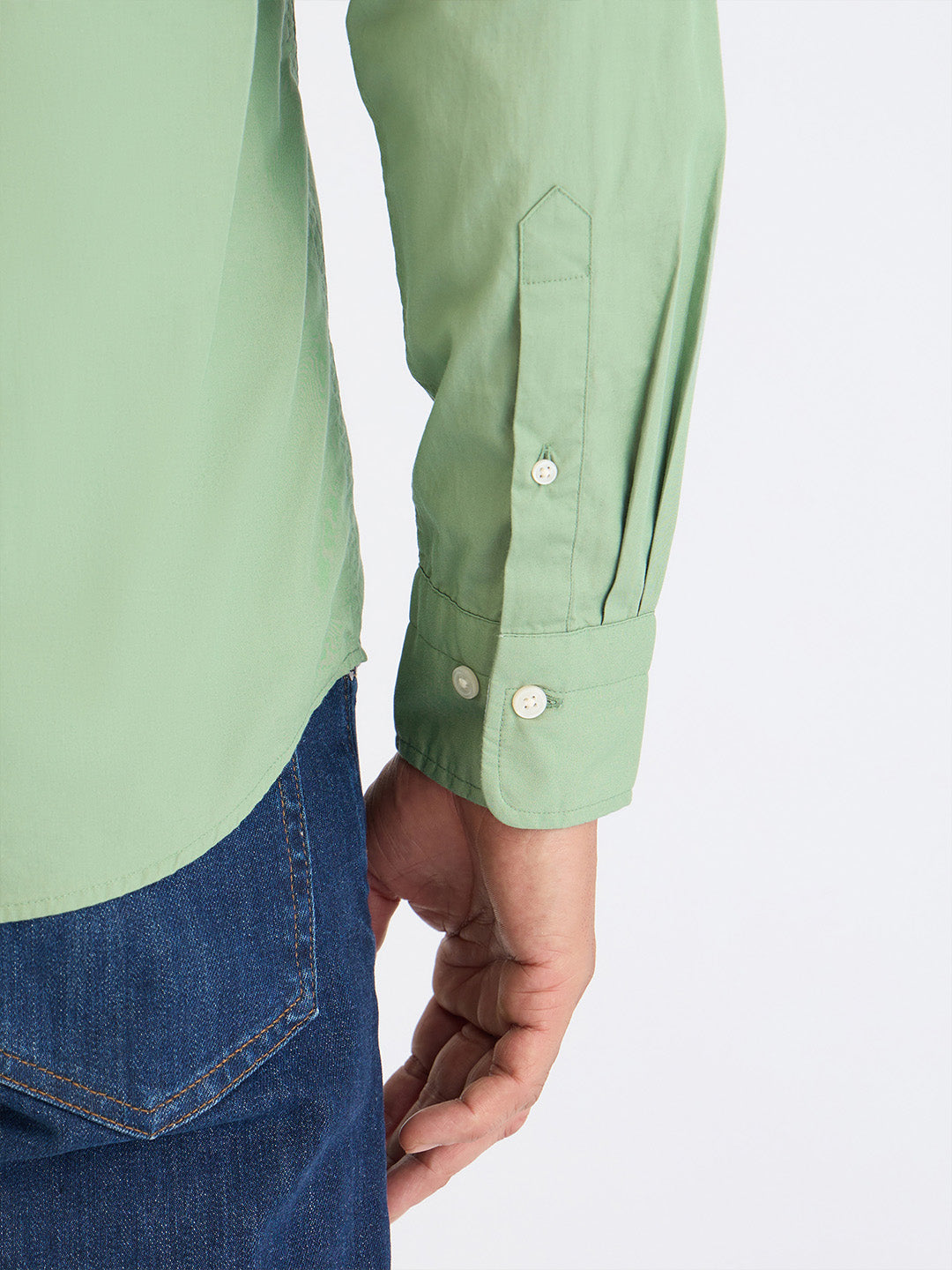 Gant Men Green Printed Collar Shirt