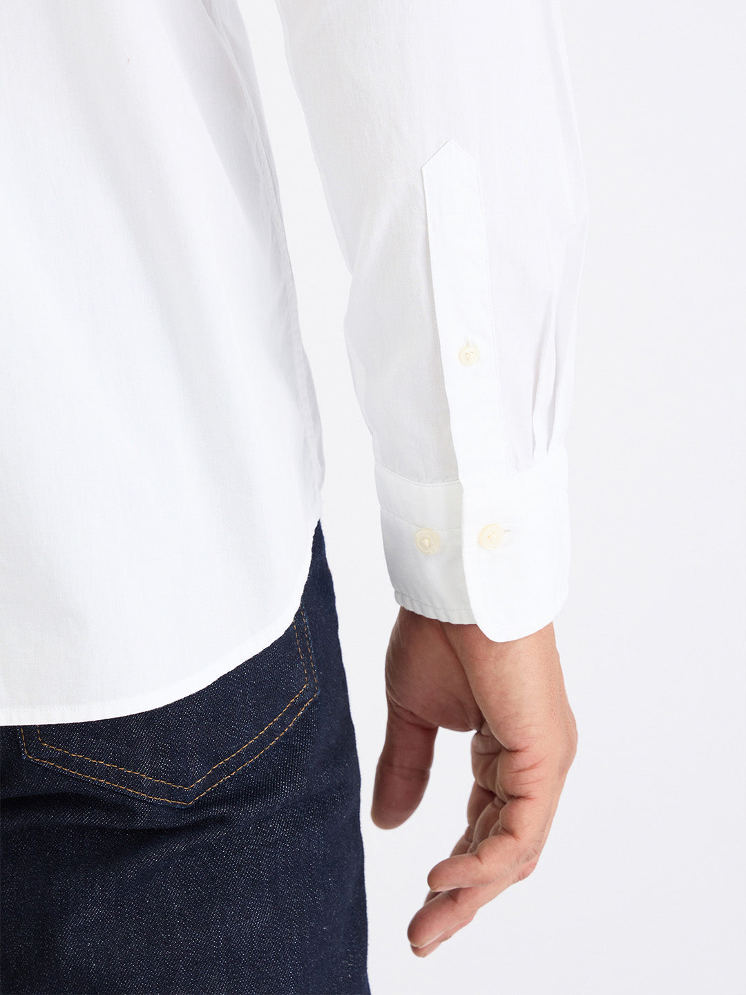 Gant Men White Solid Collar Shirt