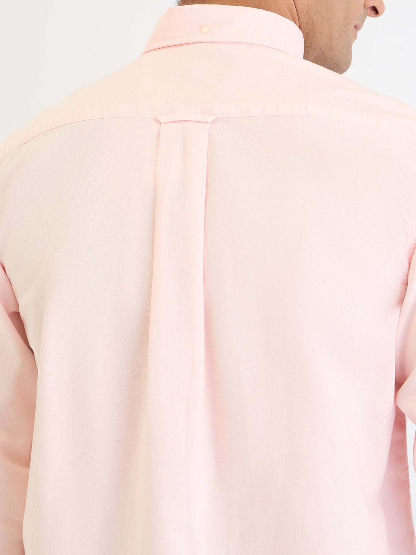 Gant Men Pink Solid Collar Shirt