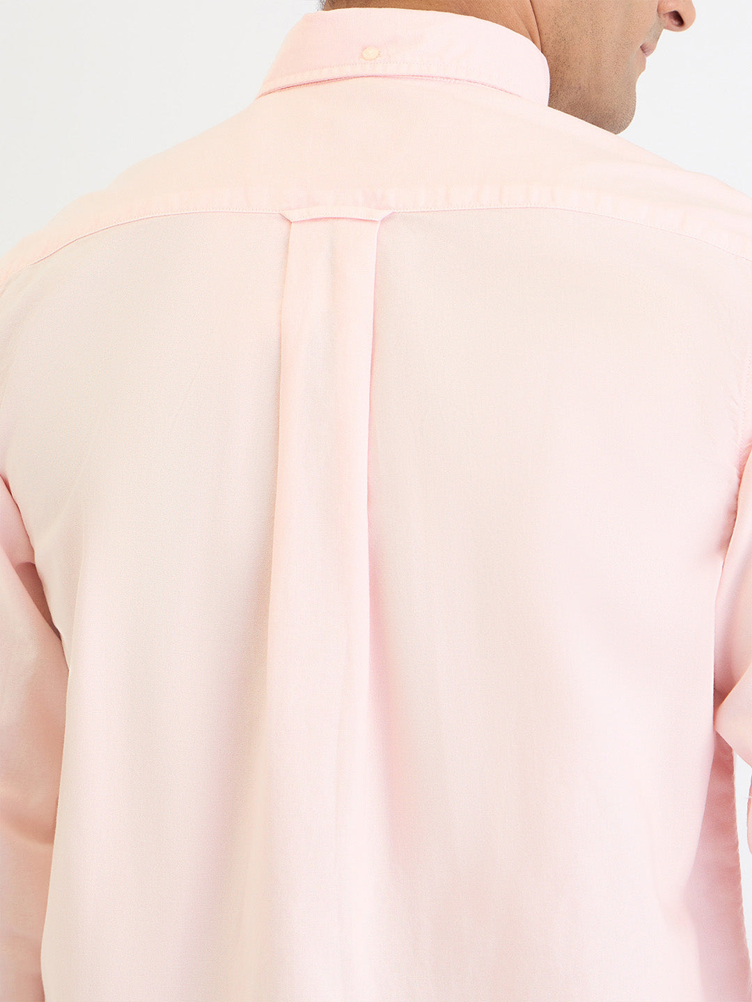 Gant Men Pink Solid Collar Shirt