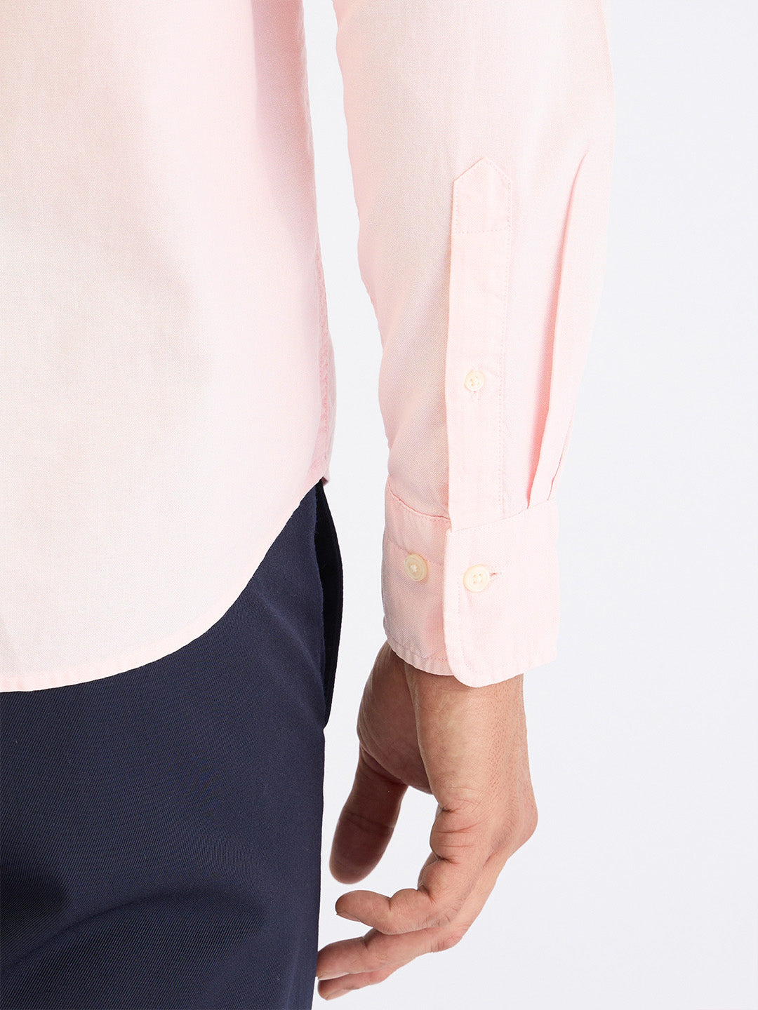 Gant Men Pink Solid Collar Shirt