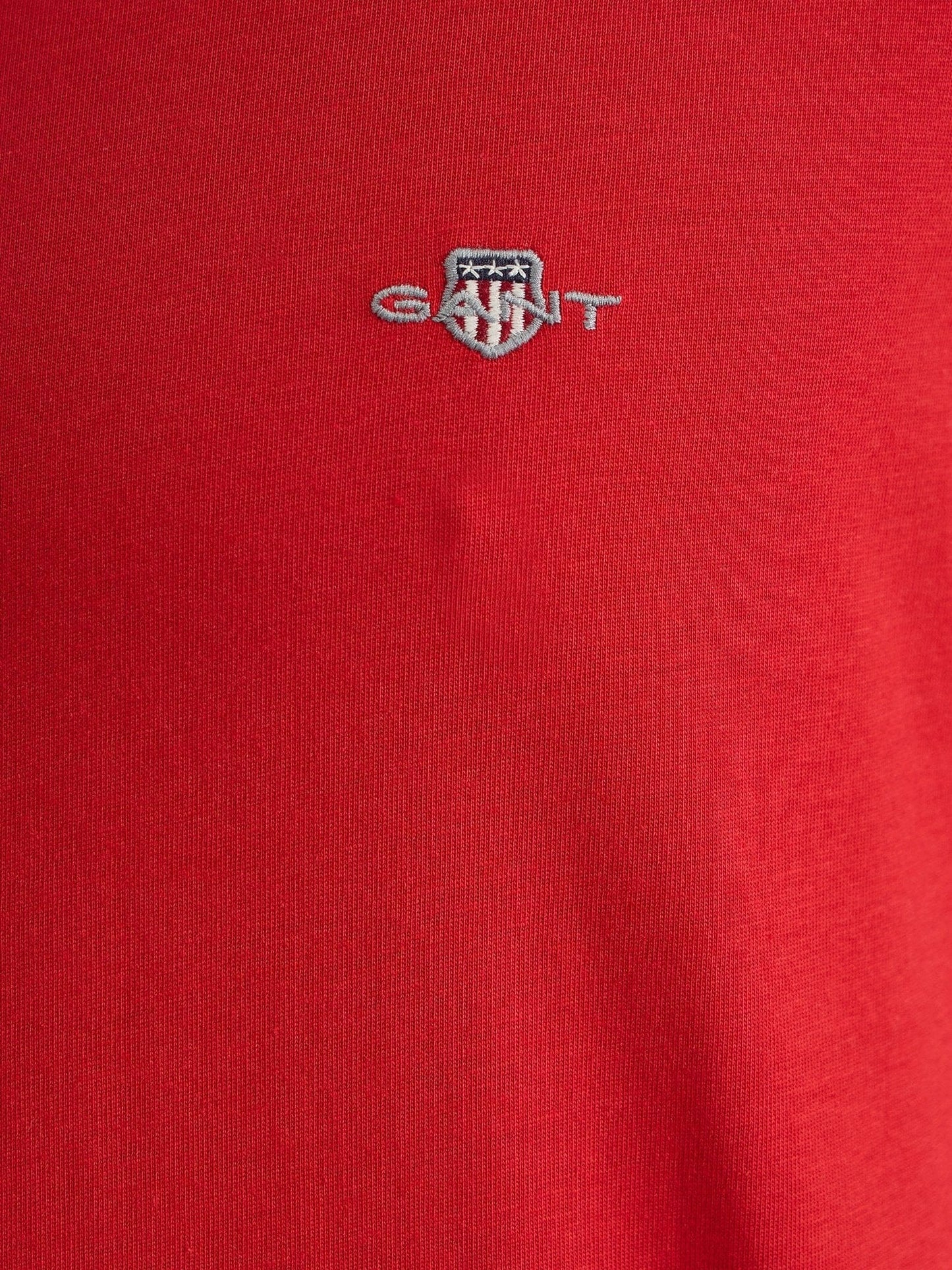 Gant Men Red Regular Fit Solid Polo Tshirt