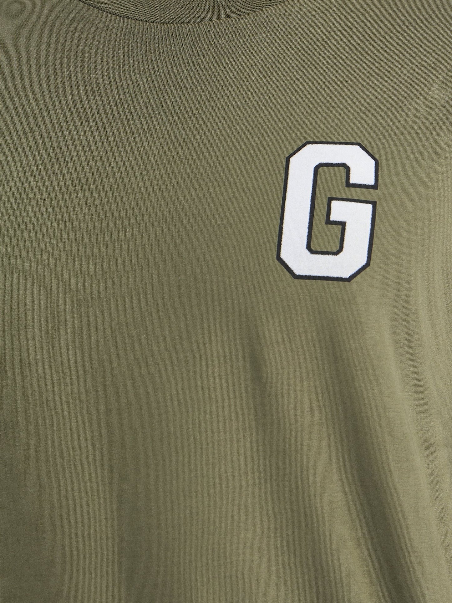 Gant Men Green Regular Fit Solid Crew Neck Tshirt