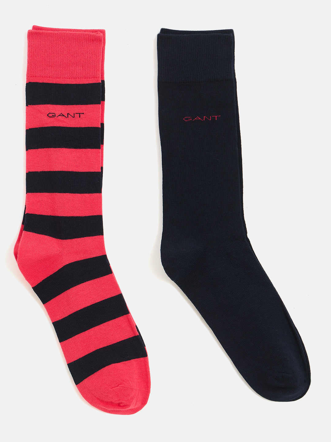 Gant Men Red Barstripe And Solid Socks