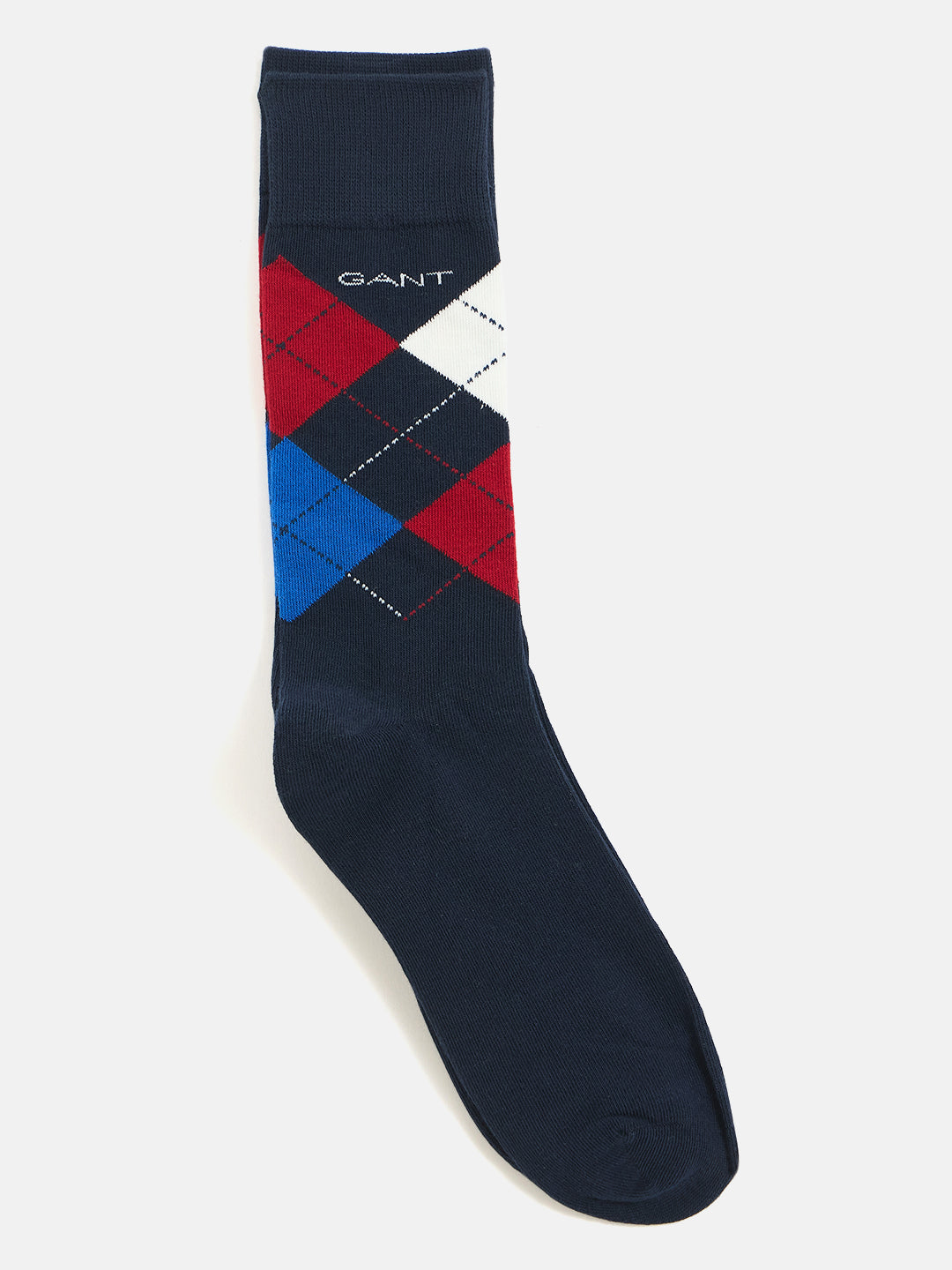 Gant Men Blue Argyle Socks
