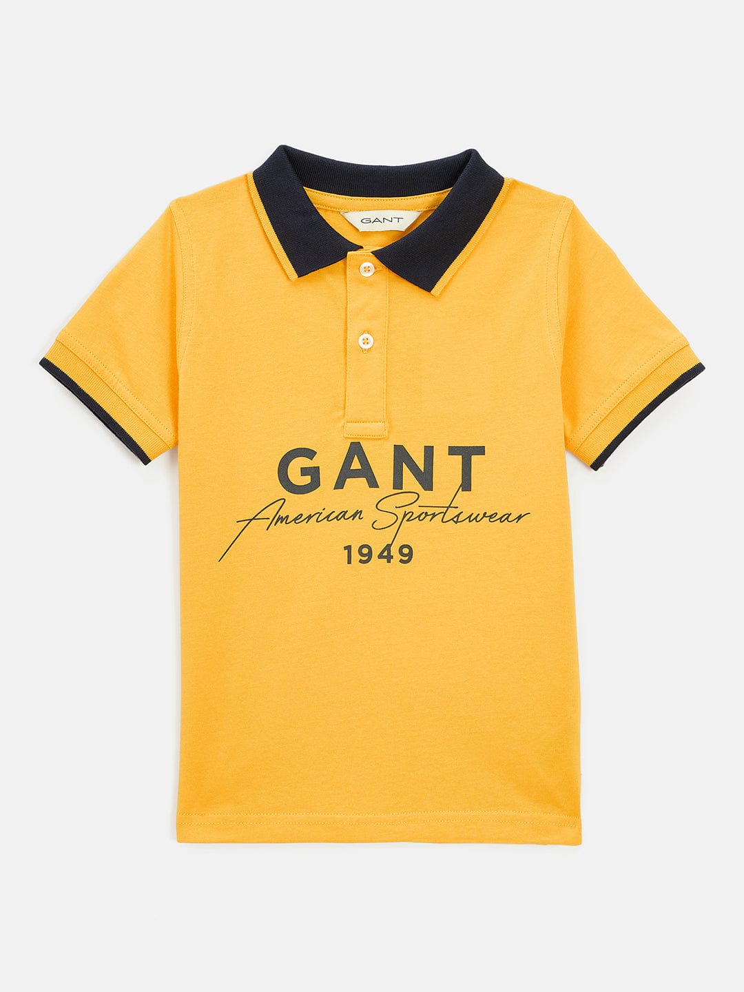 Gant Kids Yellow Regular Fit Polo Tshirt