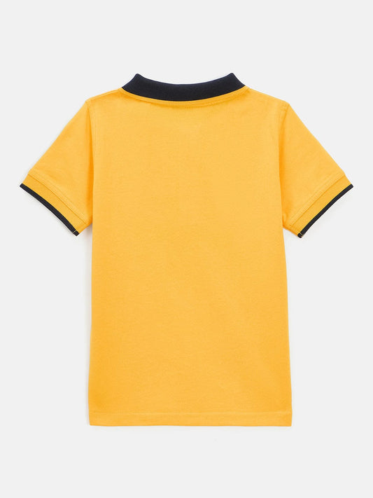 Gant Kids Yellow Regular Fit Polo Tshirt