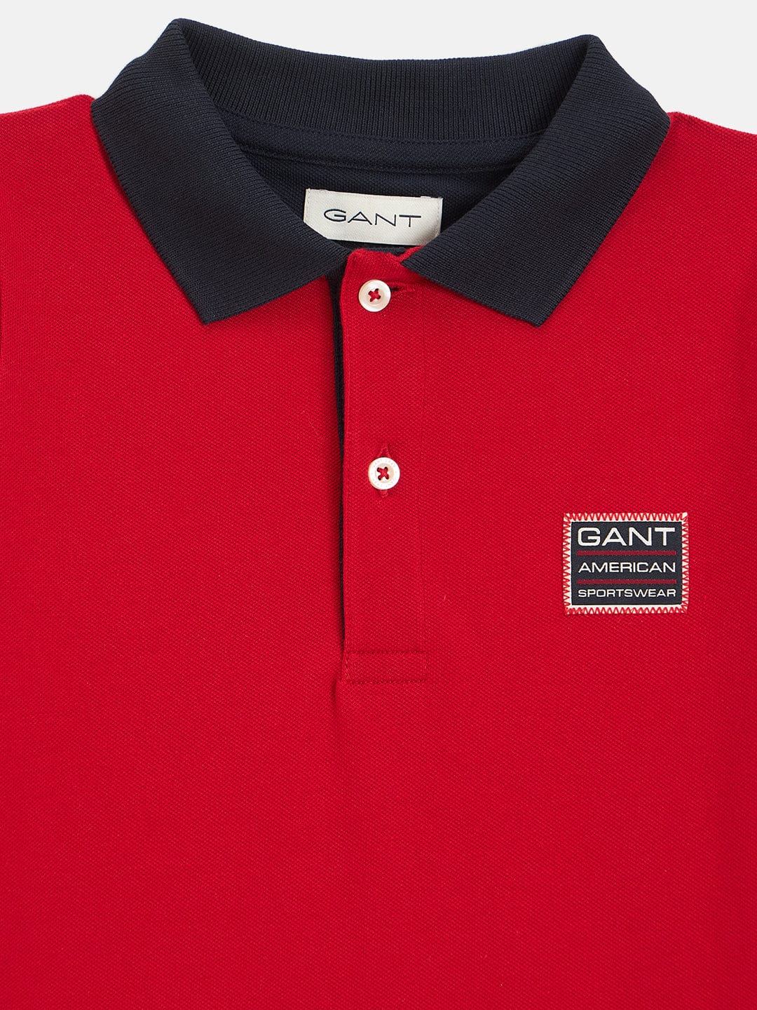 Gant Boys Red Polo Tshirt