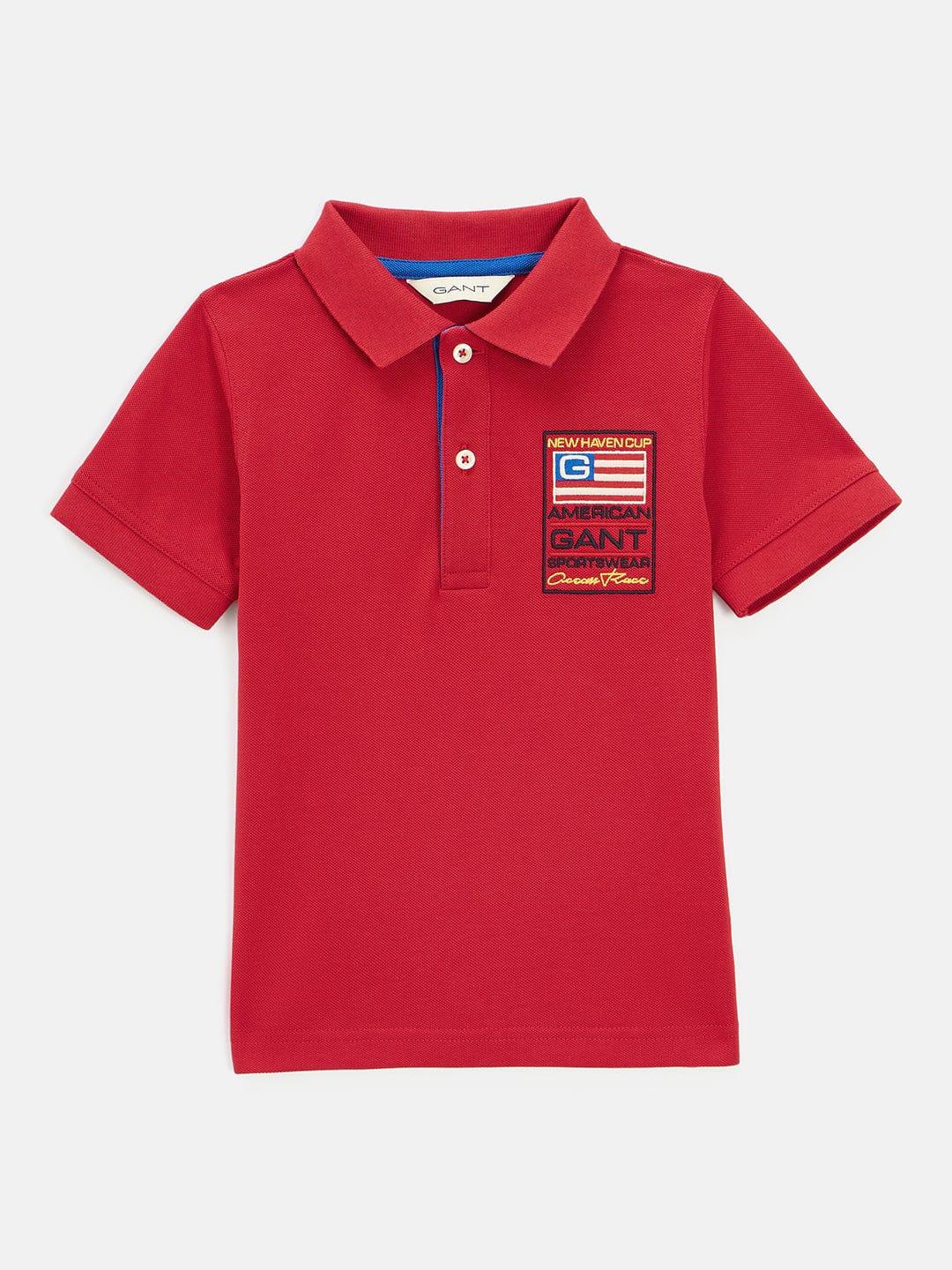 Gant Kids Red Regular Fit Polo Tshirt