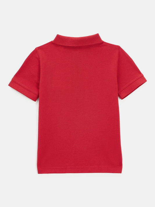 Gant Kids Red Regular Fit Polo Tshirt