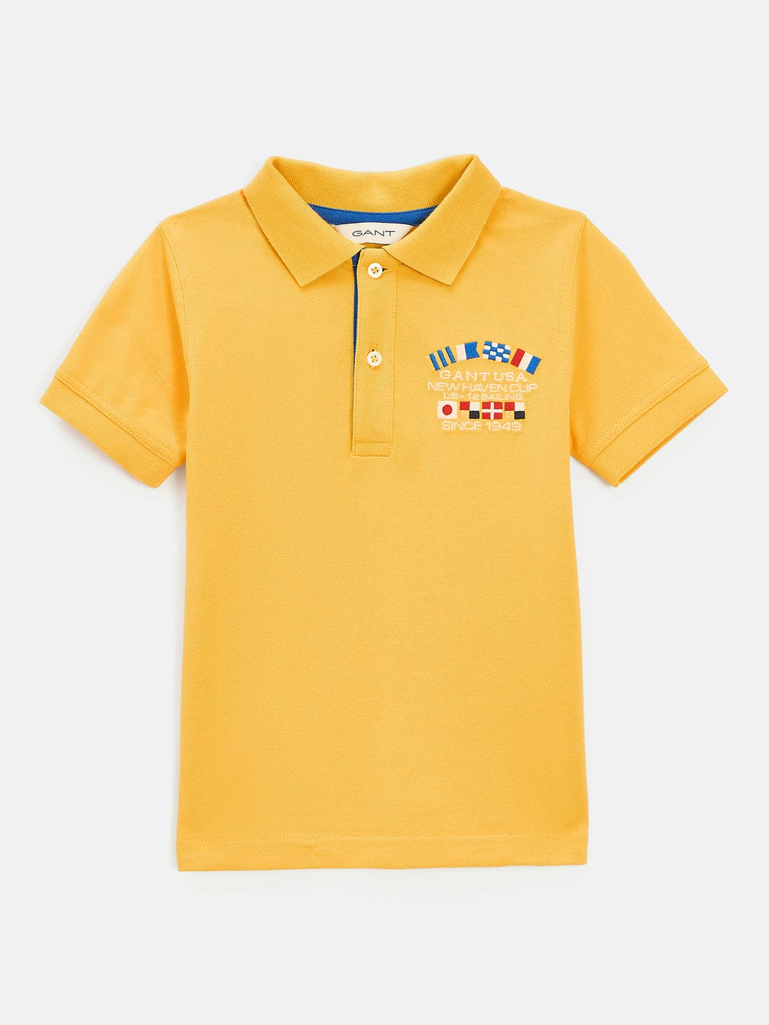 Gant Kids Yellow Regular Fit Polo Tshirt