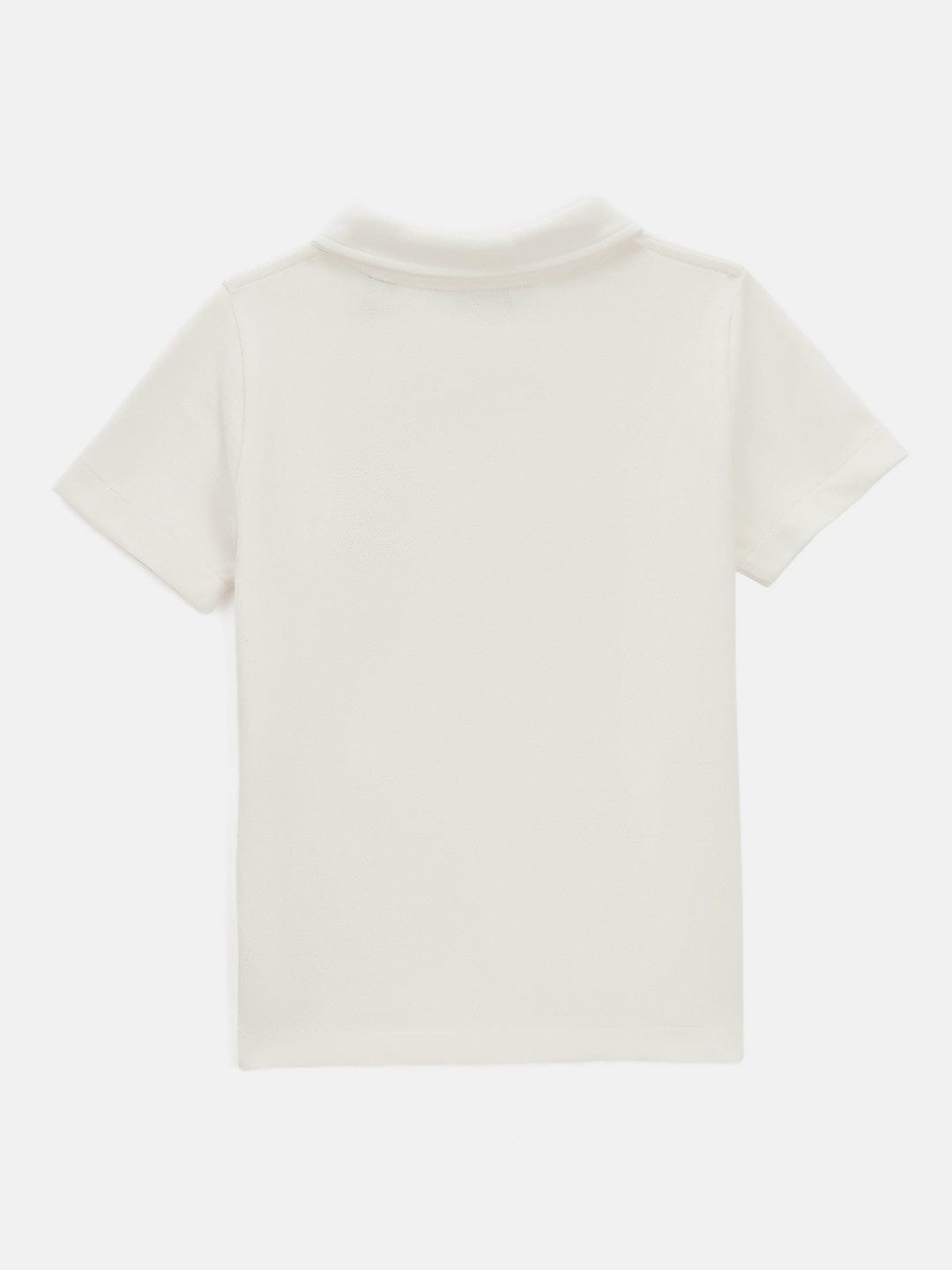 Gant Kids Off White Regular Fit Polo Tshirt