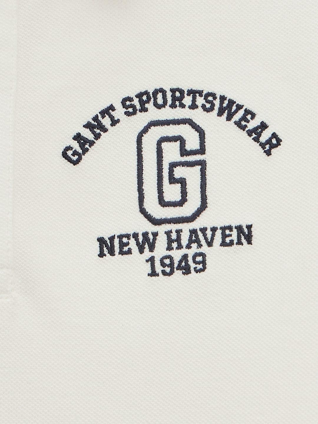 Gant Kids Off White Regular Fit Polo Tshirt