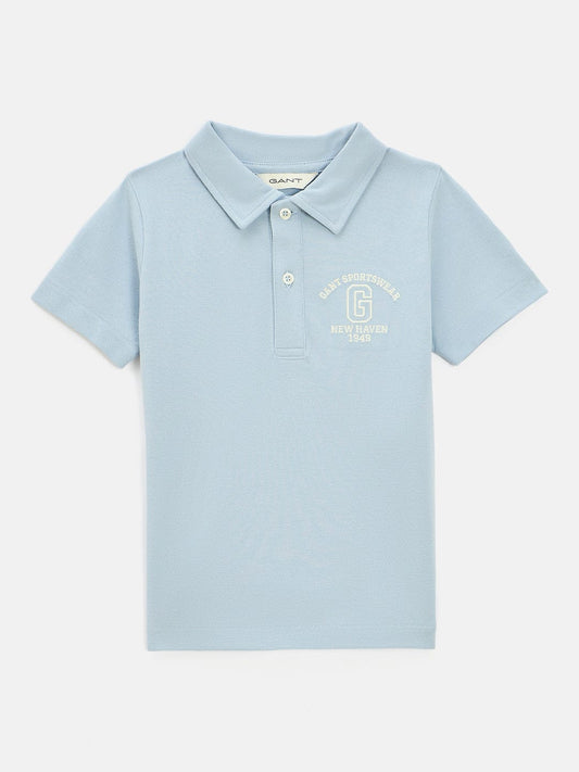 Gant Kids Blue Regular Fit Polo Tshirt