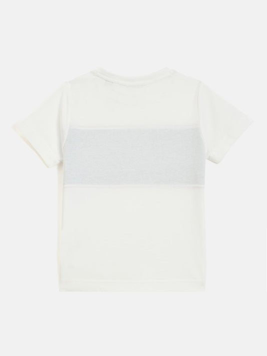 Gant Boys Cream Round Neck Tshirt