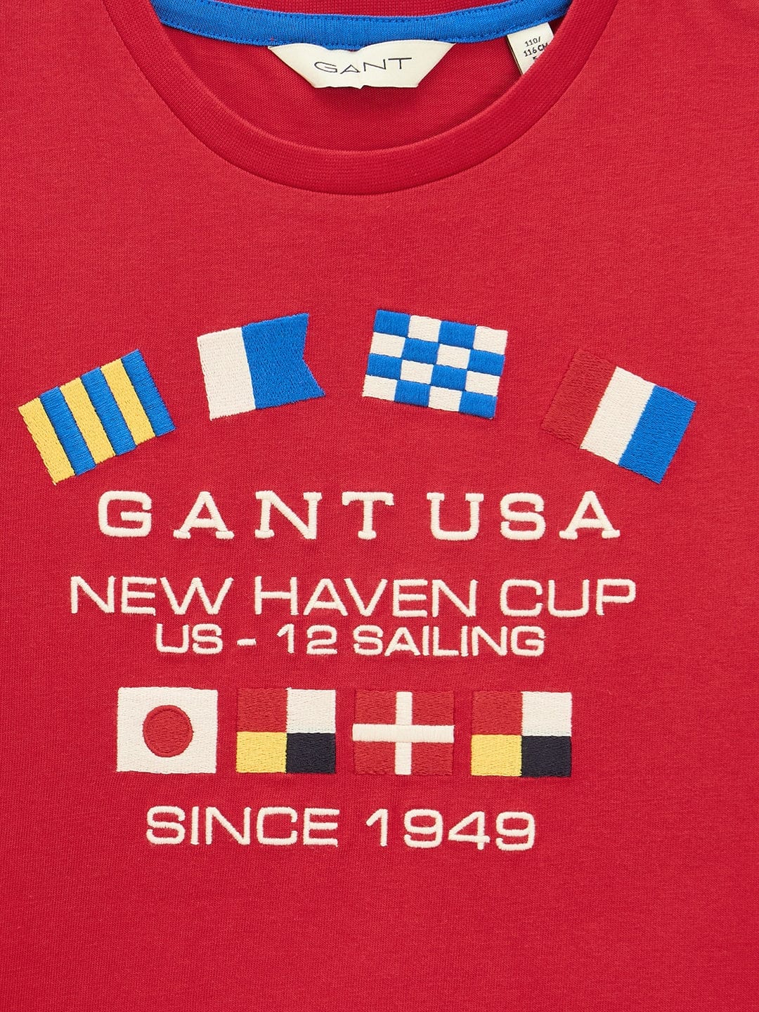 Gant Kids Red Regular Fit Tshirt