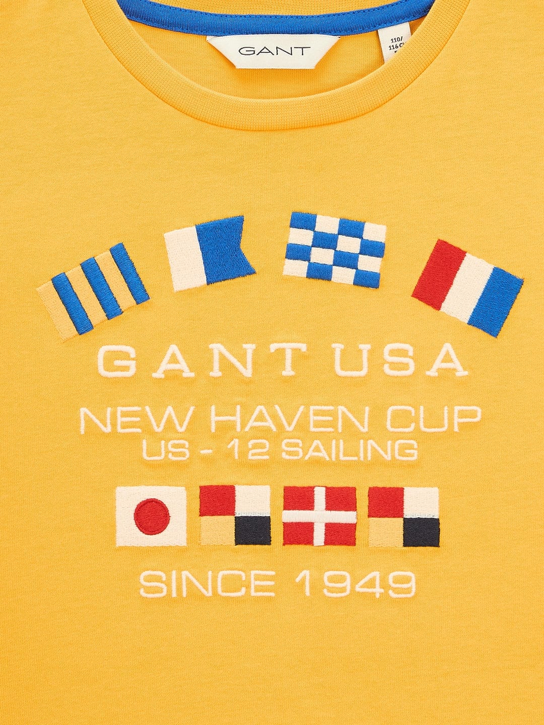 Gant Kids Yellow Regular Fit Tshirt
