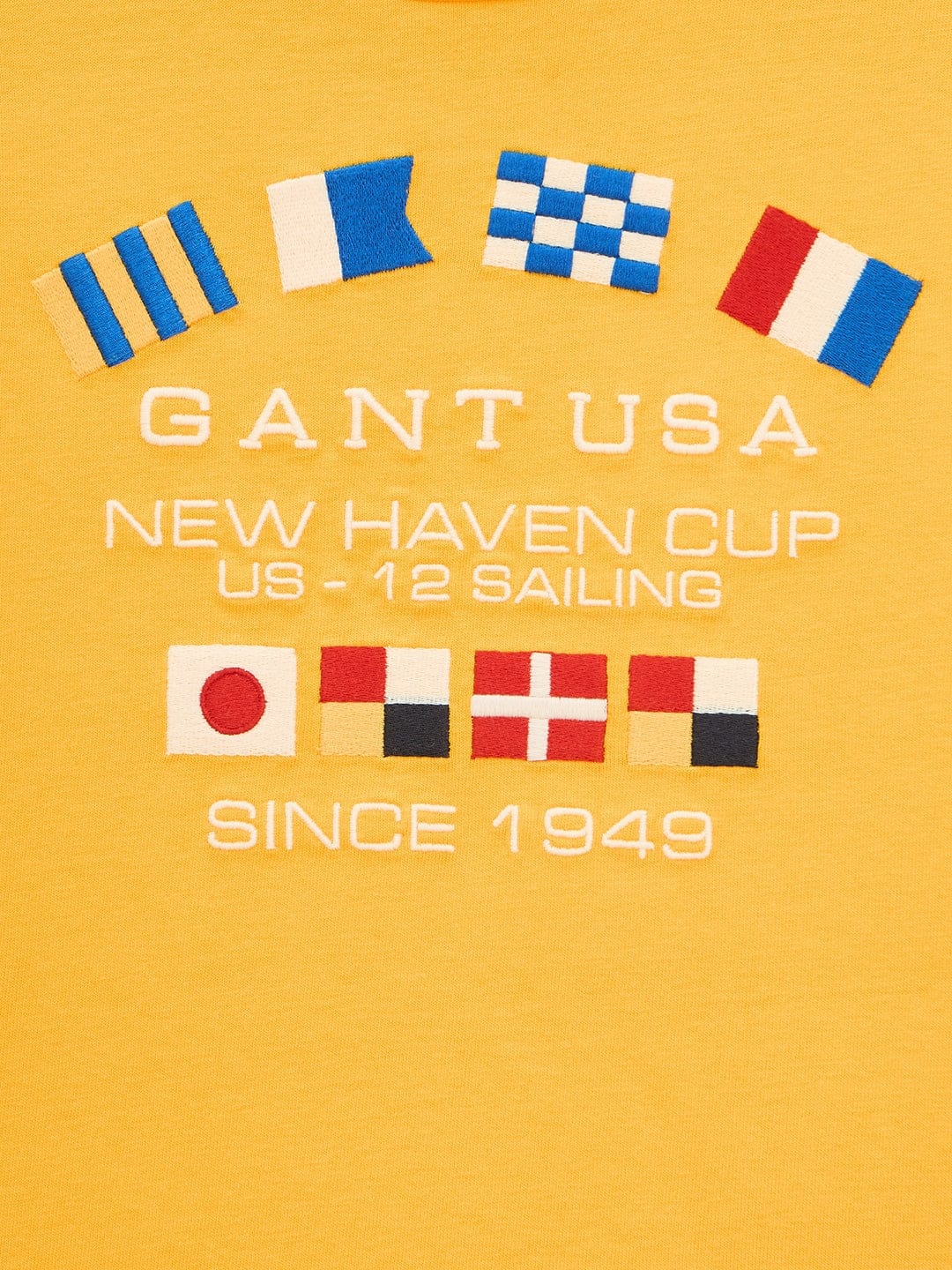 Gant Kids Yellow Regular Fit Tshirt