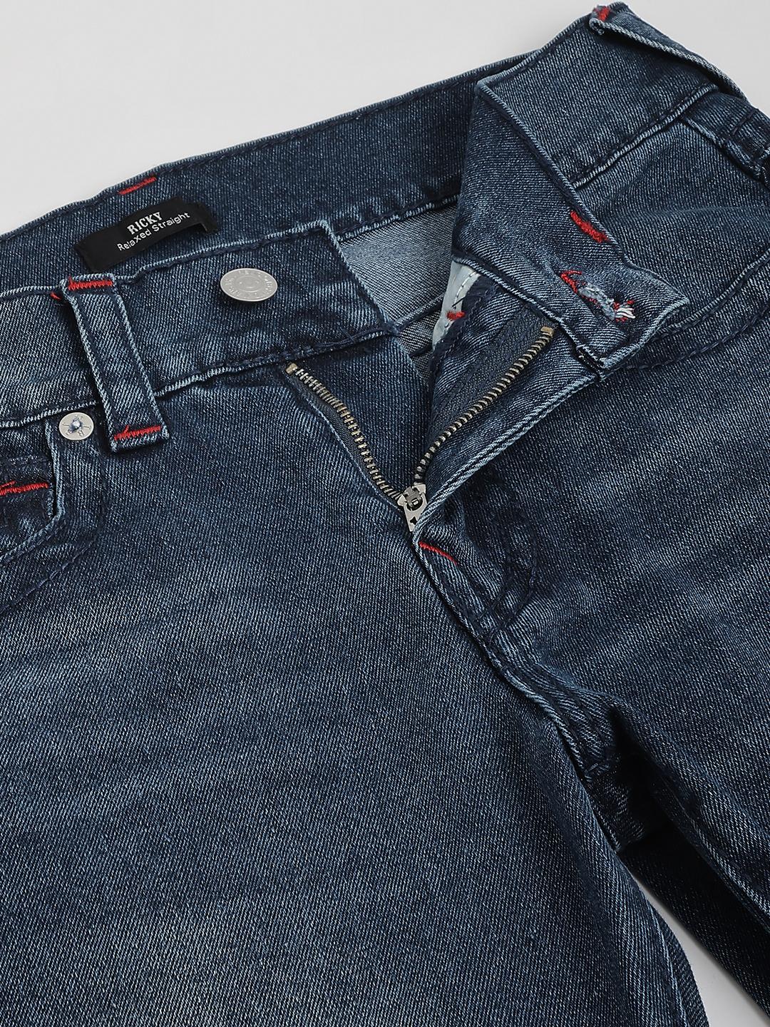 True Religion Men Big T Ricky Straight Fit Dark Wash Jeans