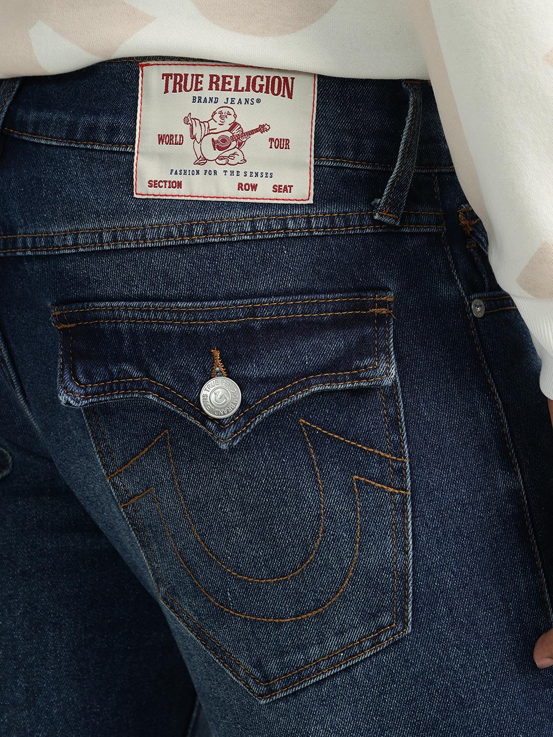 True Religion Men SN Rocco Slim Fit Dark Wash Jeans