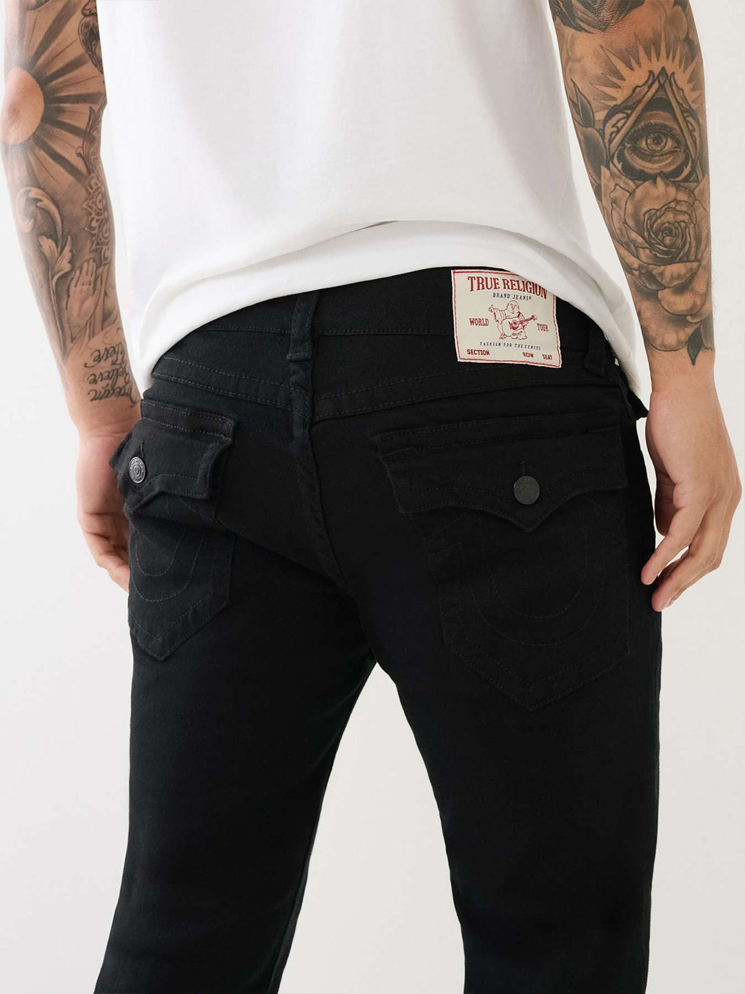 True Religion Men SN Rocco Slim Fit Mid Rise Jeans