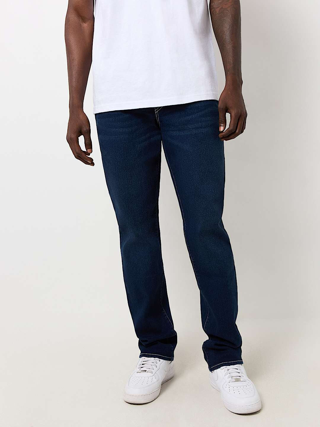 True Religion Men SN Ricky Straight Fit Dark Wash Jeans