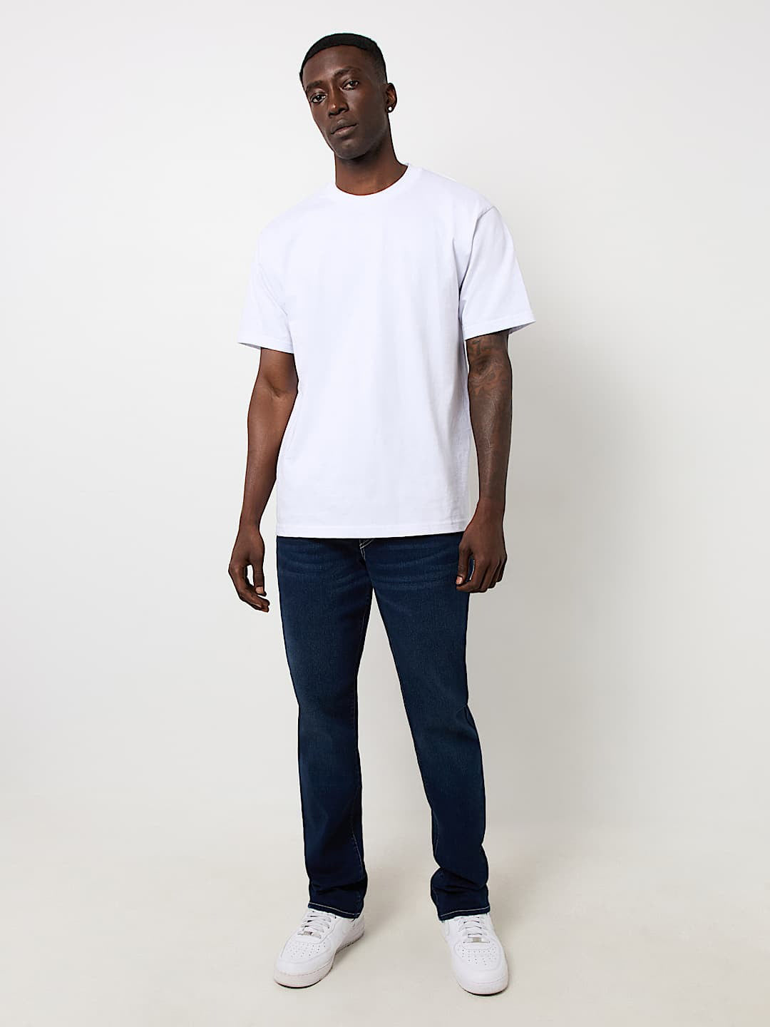 True Religion Men SN Ricky Straight Fit Dark Wash Jeans