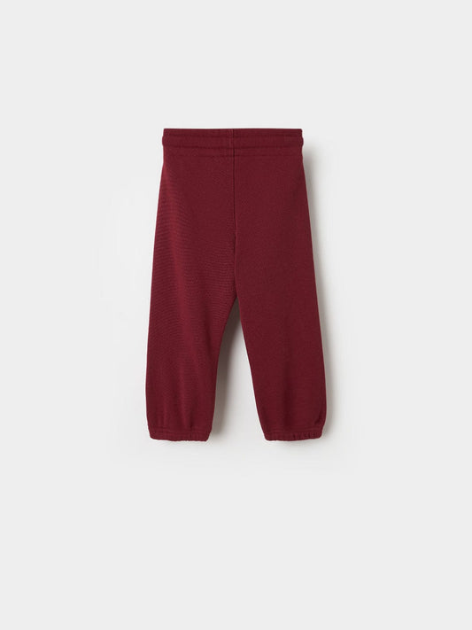 Gant Boys Relaxed Fit Maroon Logo Sweatpant