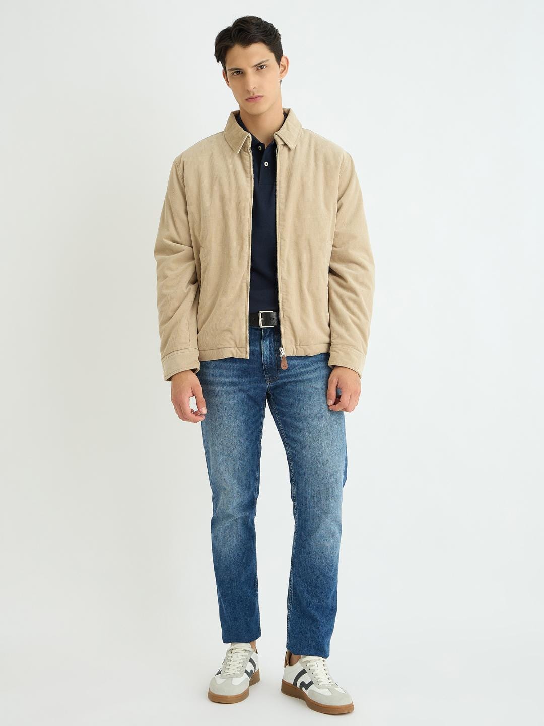 Gant Men Blue Solid Polo Tshirt