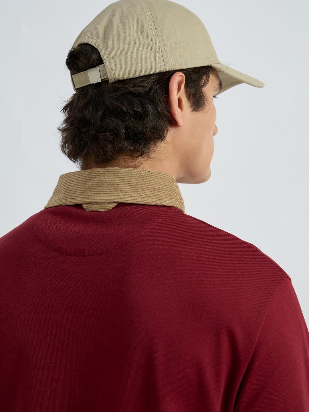 Gant Men Red Solid Polo Tshirt