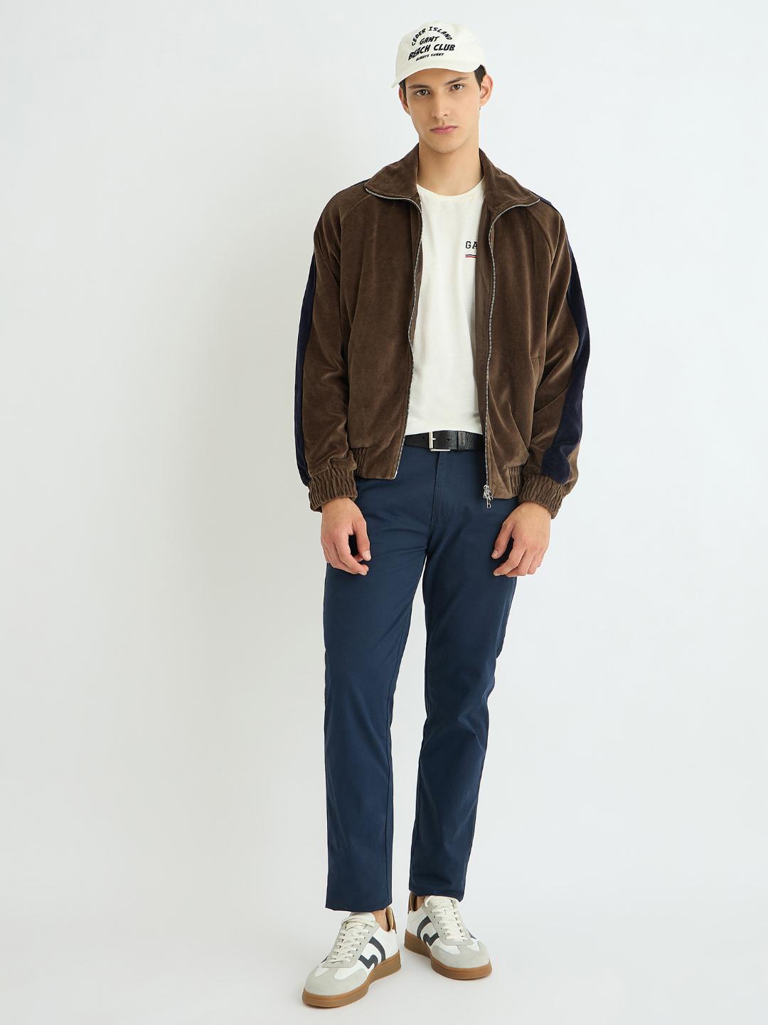 Gant Men White Solid Tshirt