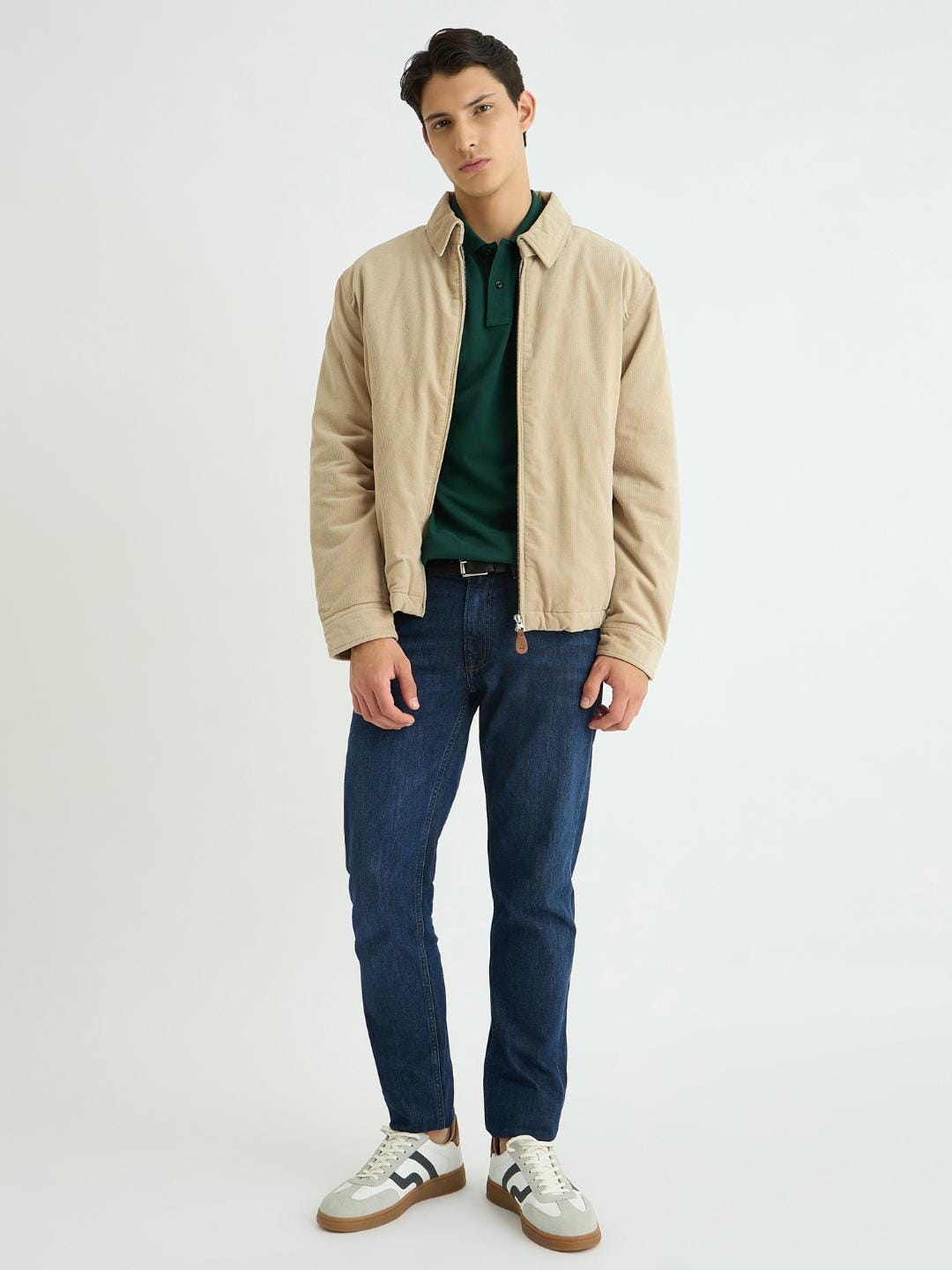 Gant Men Green Solid Polo Tshirt