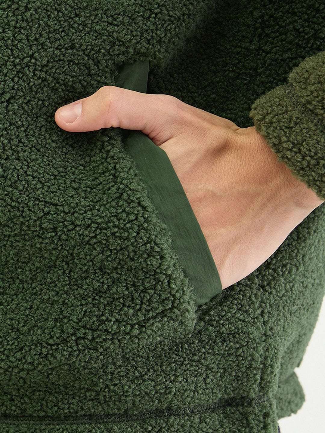 Gant Men Regular Green Textured Sweatshirt