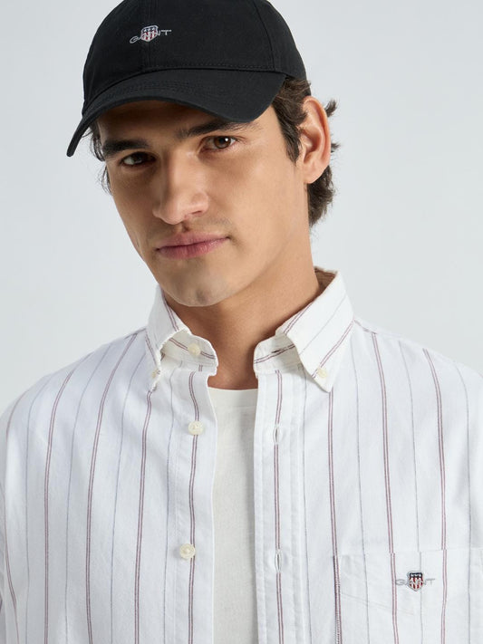Gant Men White Striped Shirt