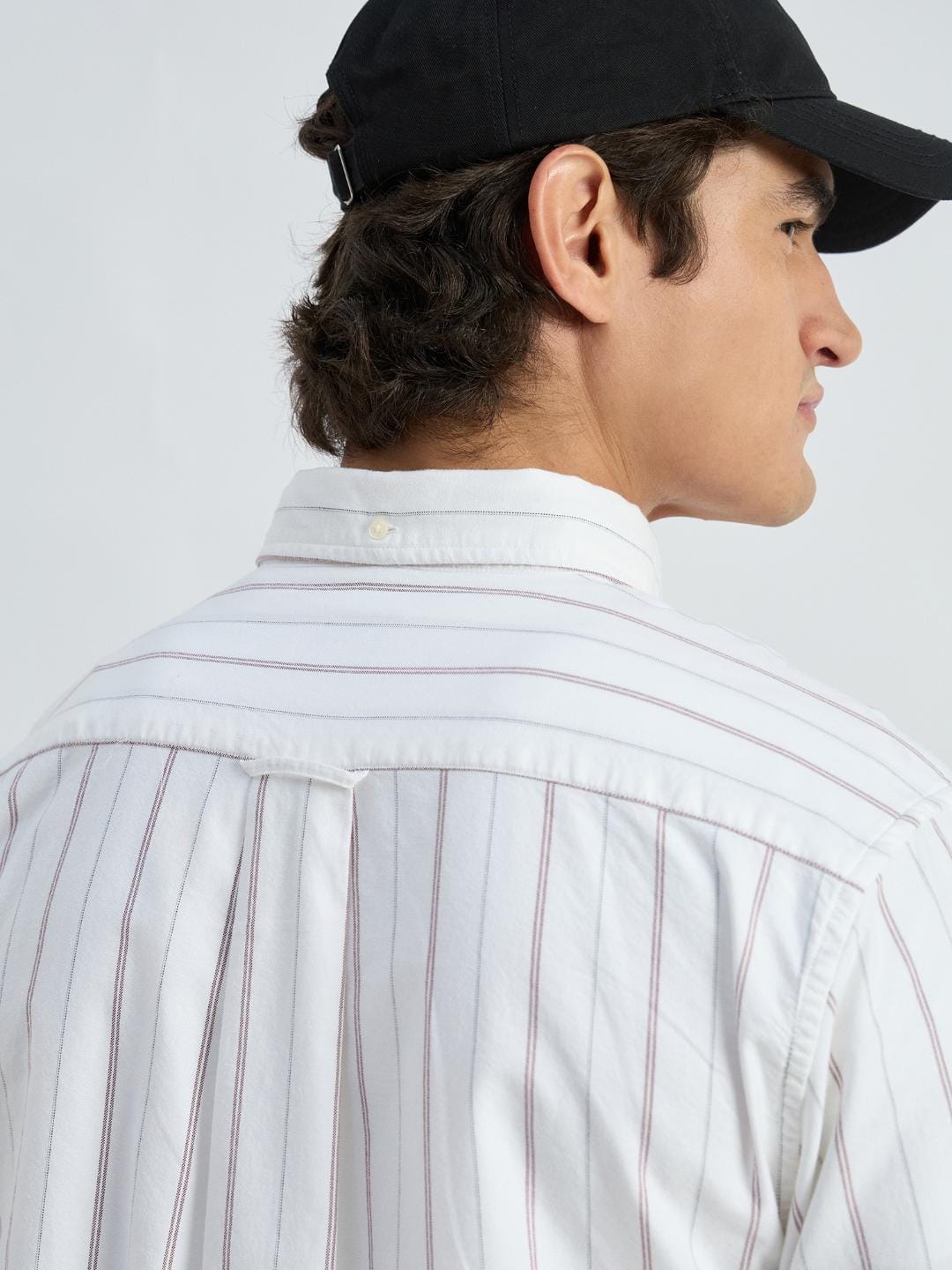 Gant Men White Striped Shirt