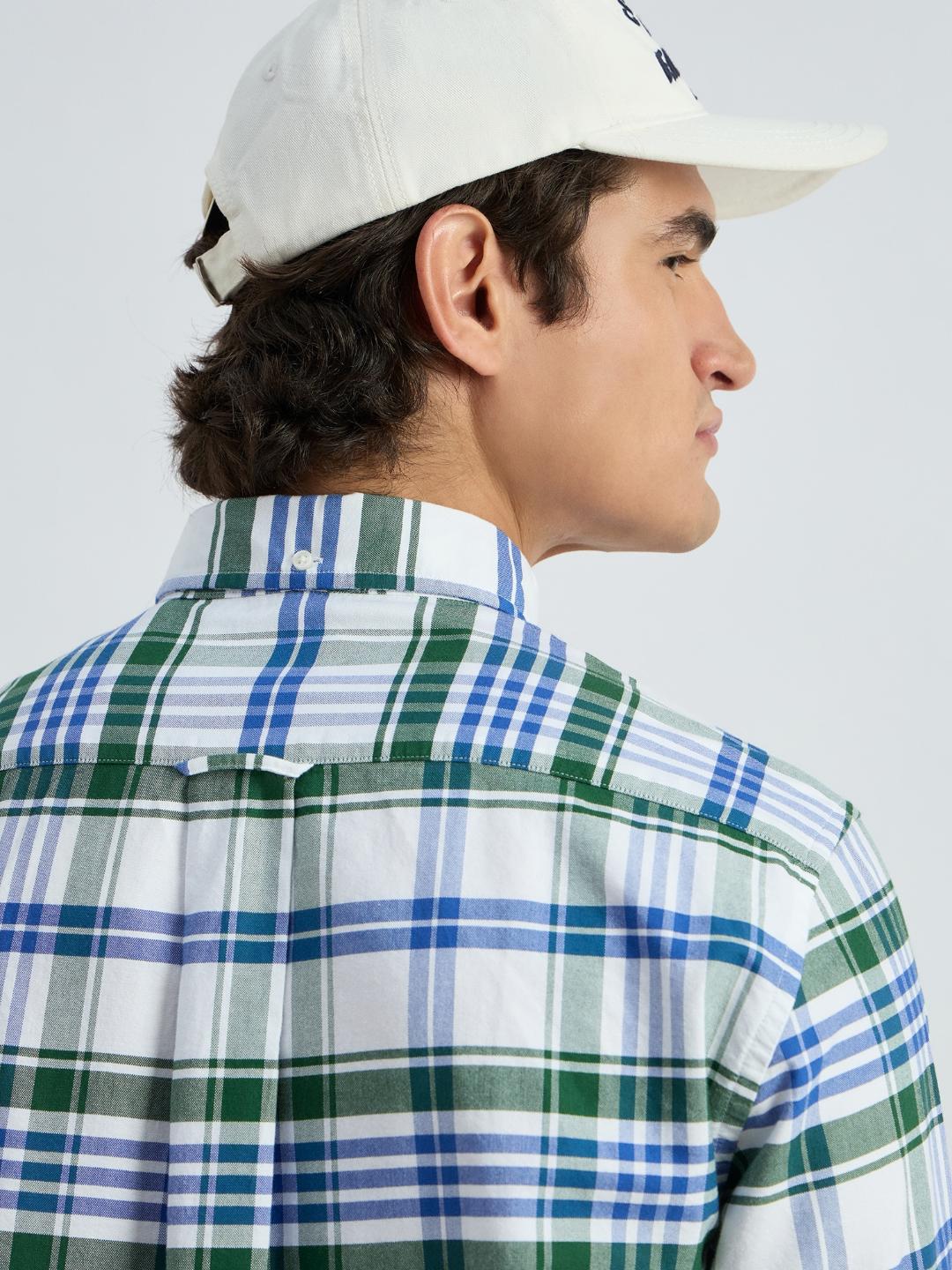 Gant Men Green Checks Shirt