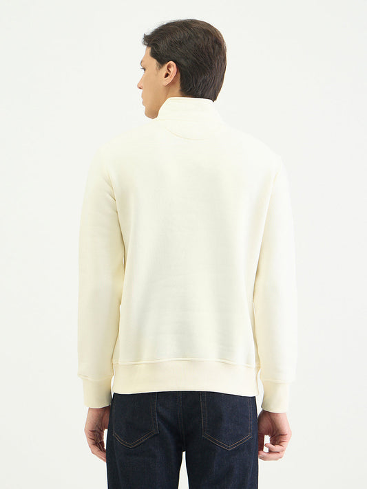 Gant Men Regular Cream Logo Sweatshirt