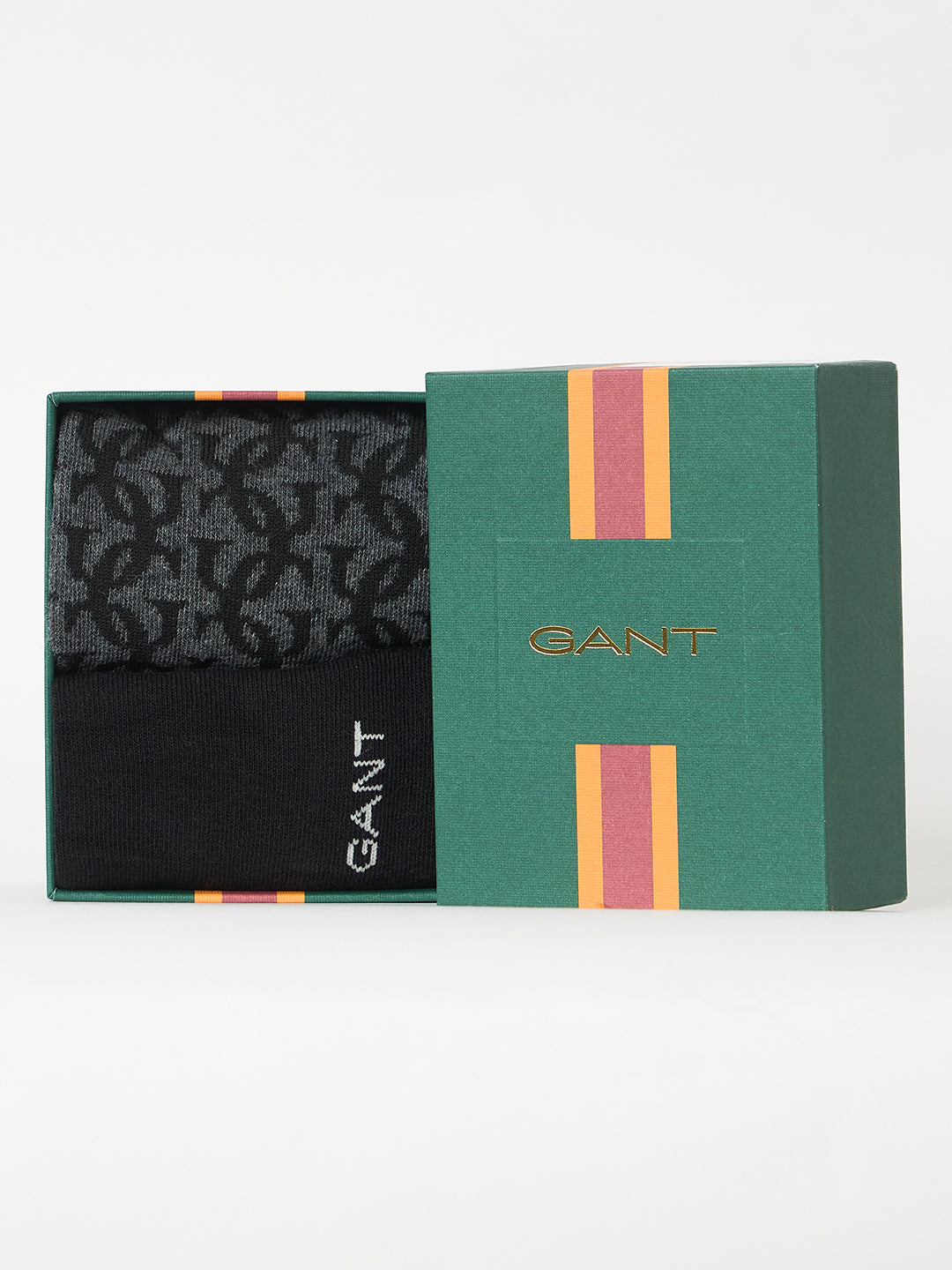 Gant Men Multicolour Printed G Monogram Socks 2-Pack Gift Box